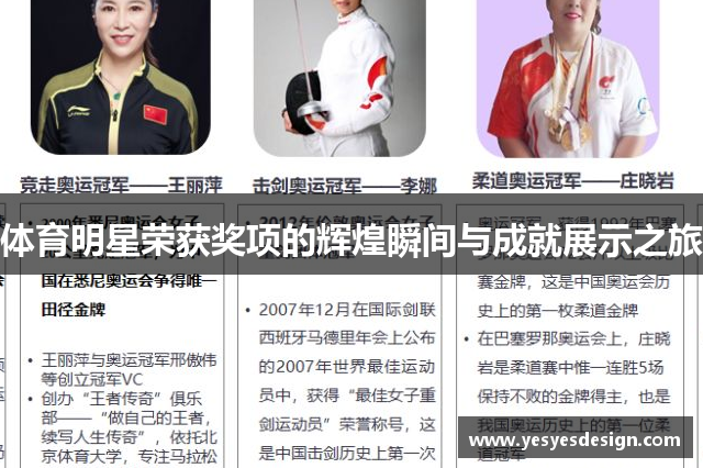体育明星荣获奖项的辉煌瞬间与成就展示之旅